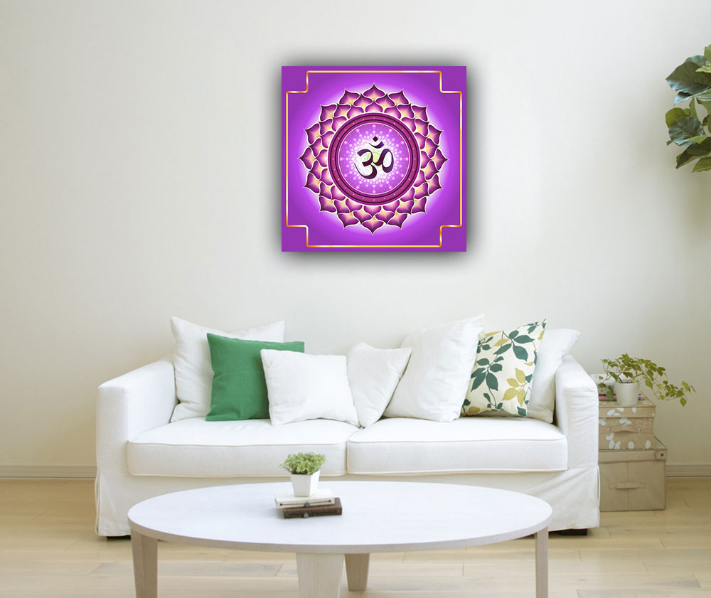 Crown Chakra Peace & Meditation Symbol