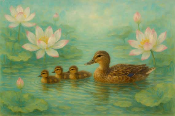 Duck Painting for Northeast Canvas Wall Art