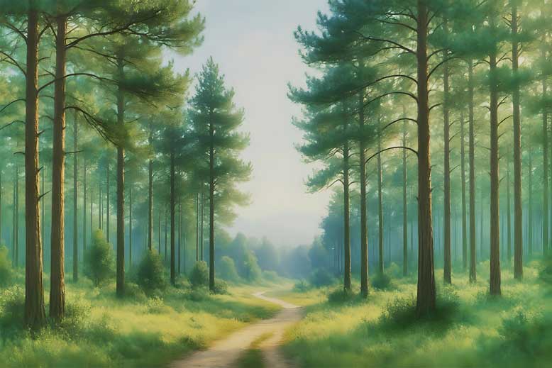 Wall Art Endless Path Painting for East