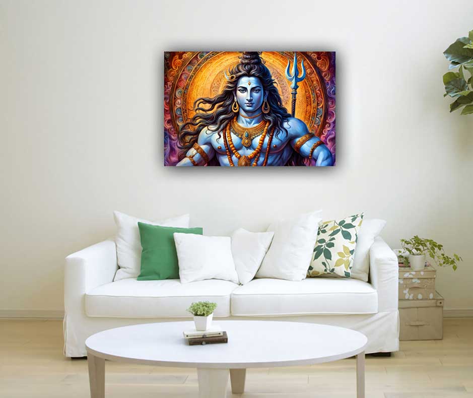 Shiva God Painting