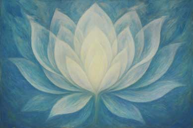 Lotus Canvas Wall Art for Positive Energy in Northeast Vastu Painting