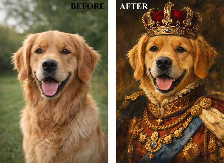 Royal Painting of Pets