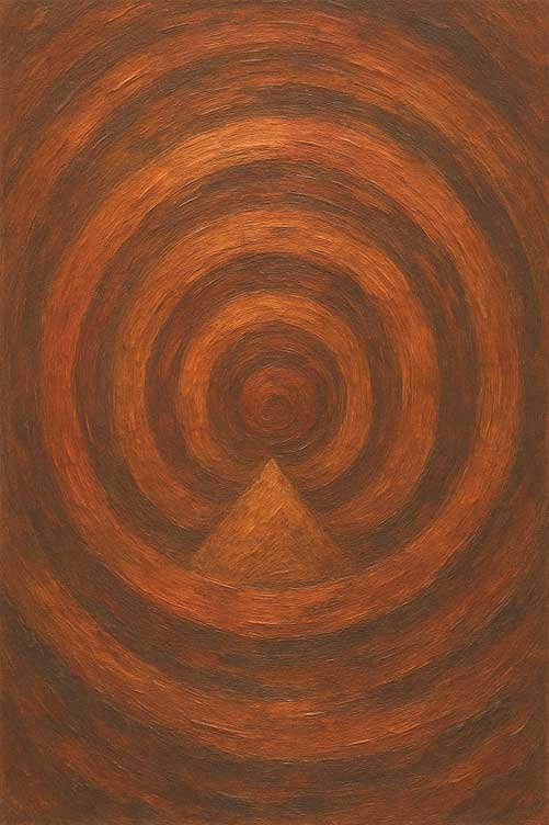 Abstract Canvas Wall Art in Neutrals Grounding & Strong Energy