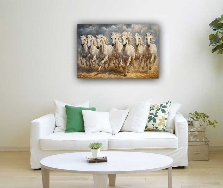 7 Horses Painting for Career