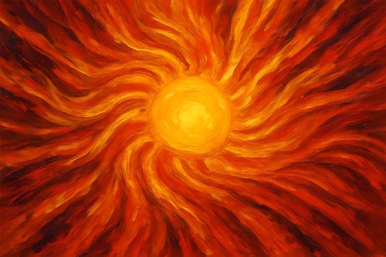 Sun Vastu Painting for Fame and Recognition in South