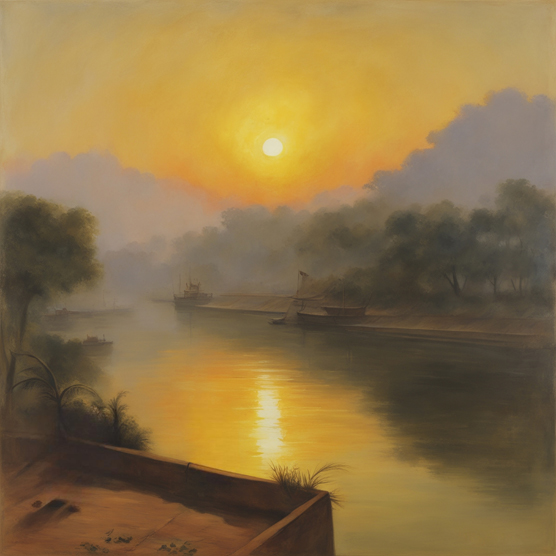 Sunrise and sun